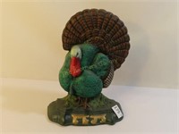 Metal Turkey Door Stop, Iron - 13"