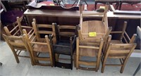 Children’s School Desk Chairs, 11 total,