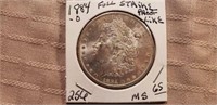 1884O Morgan Frosted Proof LIke Full Strike MS65