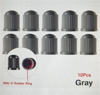 lot of 10 gray valve caps