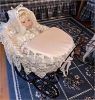 Vintage Porcelain Doll "Baby Melissa" - Heavenly