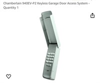 Keyless Garage Door Access System
