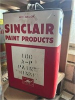(3X) VINTAGE NOS SINCLAIR PAINT THINNER CANS