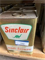 (4X) VINTAGE NOS SINCLAIR ANTIFREEZE CANS