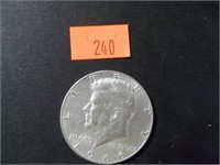 1966 40% Silver JFK Half Dollar= AU