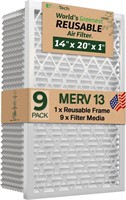 Greenest Reusable Air Filter 14x20x1 MERV 13
