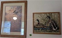 2 Bird Wall Art. Signed Numbered Mark Anderson,