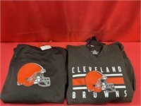 Cleveland Browns Sweat Shirts- New, Small