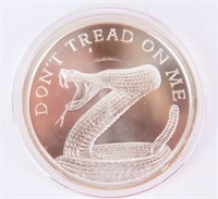Coin 5 Troy Ounces .999 Silver 'Don't Tread on Me"
