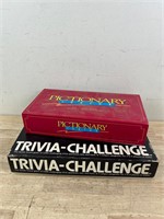 Trivia Challenge and Pictionary game