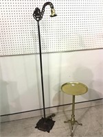 Lot of 2 Including Metal Floor Lamp w/ Ship