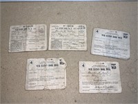 5 WAR RATION BOOKS FROM TROY N.C.