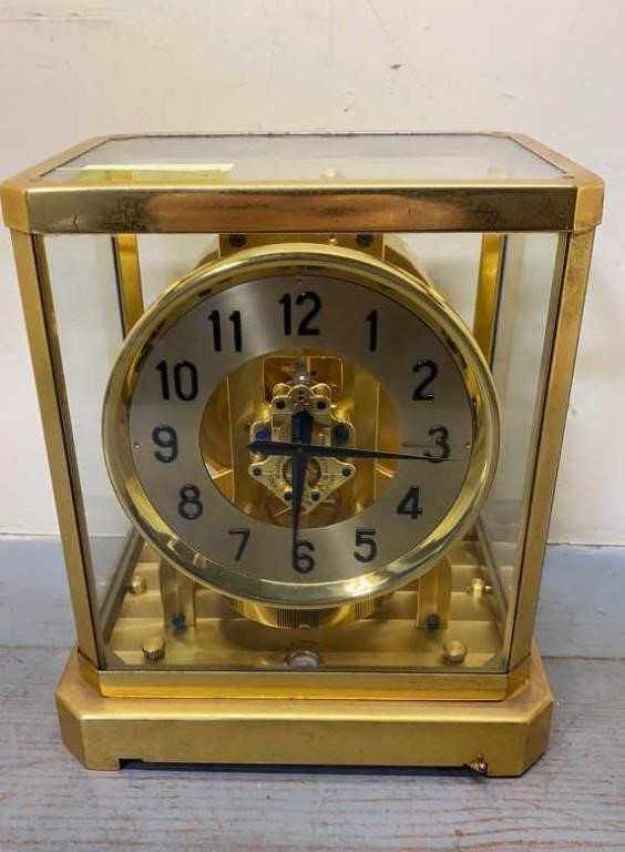 Brass Atmos II Clock | Live and Online Auctions on HiBid.com