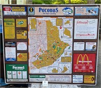Poconos Pennsylvania Large Advertising Sign