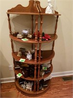 Wooden corner shelf- 2 put together
