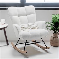 NEW $125 Upholstered Rocking Chair