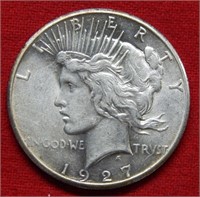 1927 Peace Silver Dollar