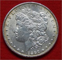 1897 Morgan Silver Dollar