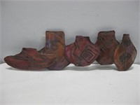Metal Southwestern Pottery Art Decor See Info
