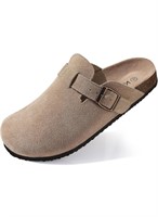 $70 (8.5) Women's Suede Clog Sandals