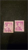 #154 4c. Abraham Lincoln used stamps