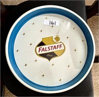 Vintage metal Falstaff beer tray