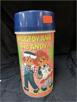 1973 RAGGEDY ANN & ANDY THERMOS - INNER LID