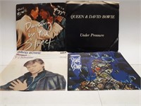 DAVID BOWIE RECORDS - w/ PICTURE SLEEVES