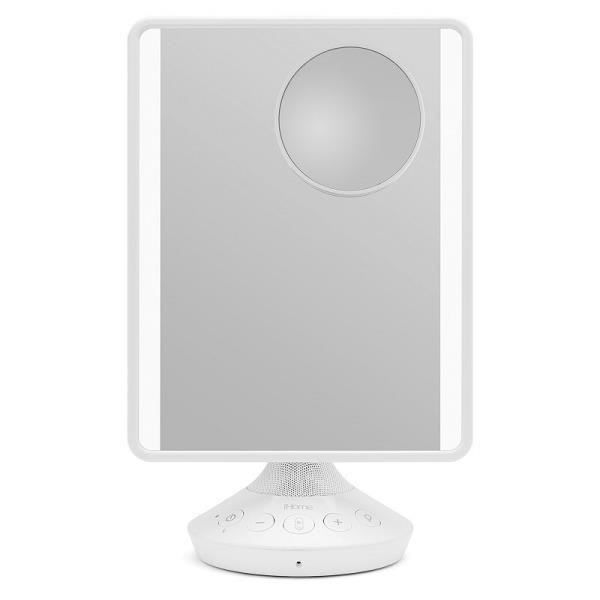 IHome Mirror with Bluetooth Audio-LED Lighting