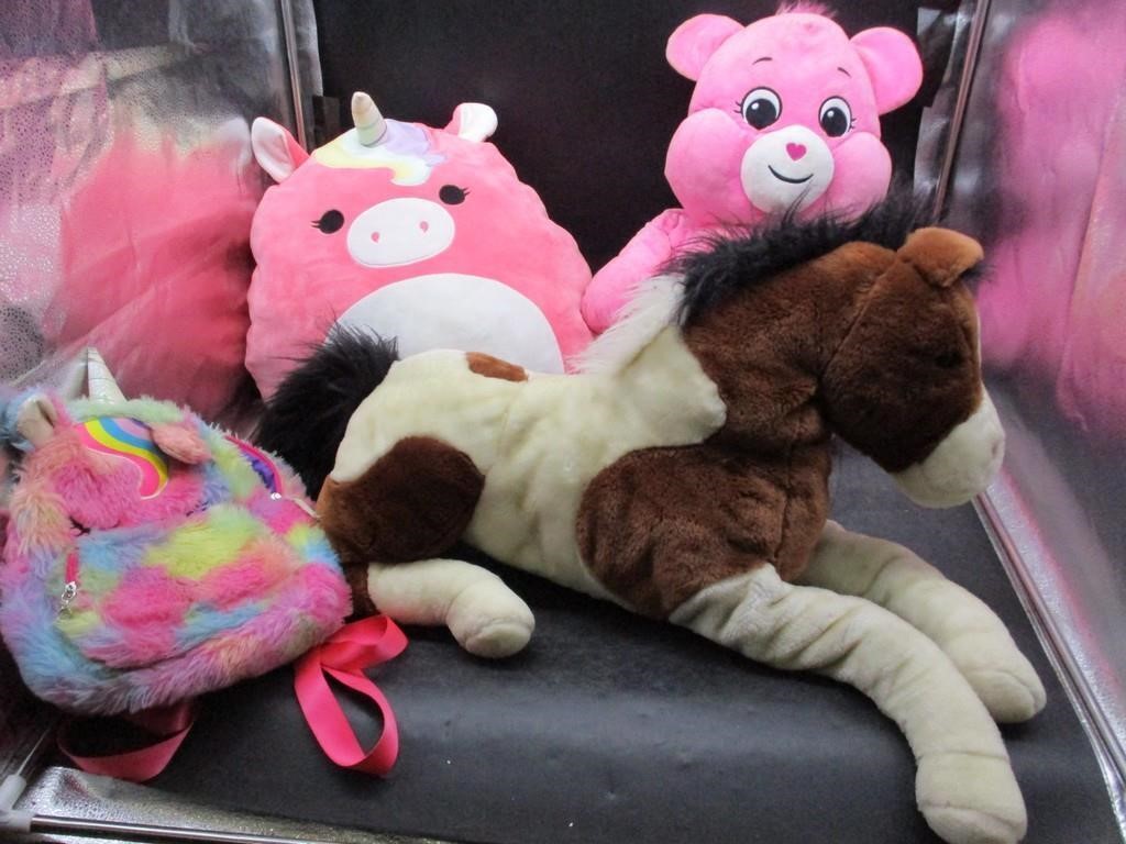Stuffed Horse, Bear, Unicorn Backpack