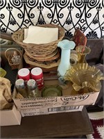 Trivets, Salt & Pepper Shakers, vases, baskets