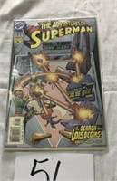 THE ADVENTURES OF SUPERMAN COMIC BOOK. THE SEARCH