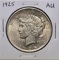 1925 Peace Dollar AU