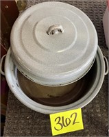 enamel pot with lid