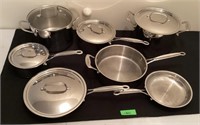 Cuisinart stainless steel pan set