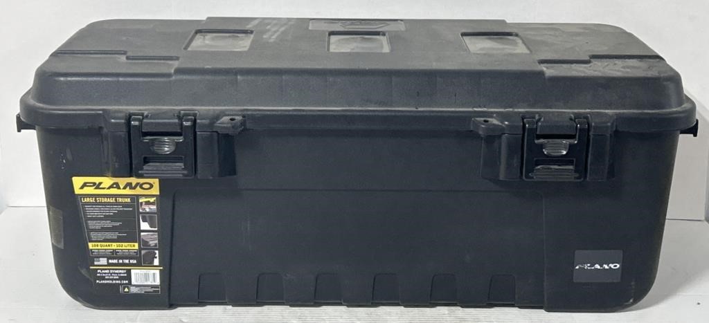 (CW) Plano 108 Quart Plastic Storage Trunk