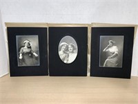 Antique Photographs, Sisters, Lot Of 3