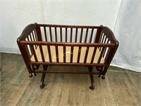 WOODEN BASSINET