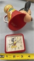 Mickey Mouse Clock and Megaphone