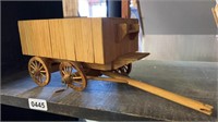 Hand Crafted 16" Wood Wagon