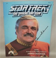 James Doohan Signed Star Trek Official Fan Club