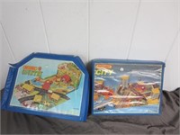 *2 Vintage Matchbox Play Cases Country