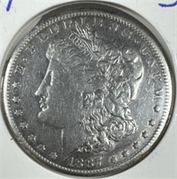 1887-S Silver Morgan Dollar