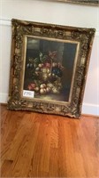 Approximately 31.25 in x 35.5 in Framed Art