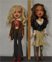 Two 22" Bratz dolls