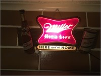 Beer sign miller high life