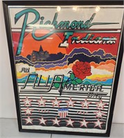 LG VTG Framed Richmond Rose City Print