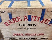 1970 Full Case Of Rare Antique Bourbon Zodiac Seri