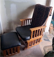 Rocking Chair With Foot Stool