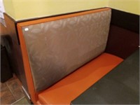 Orange/tan restaurant (booth seating)
